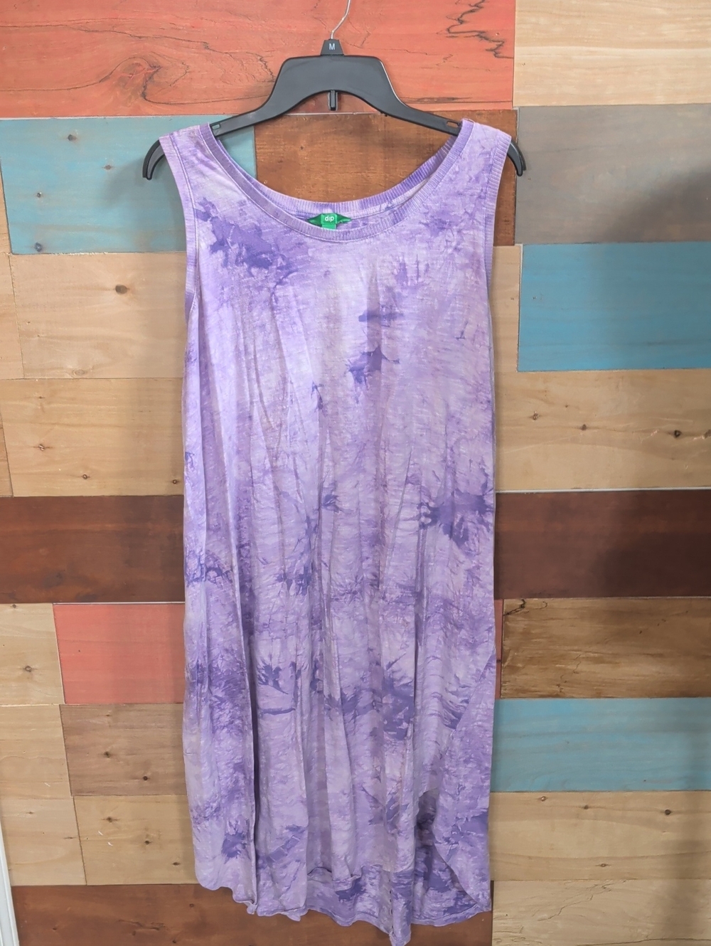dip Lavender Tie-Dye Sleeveless Maxi Dress
